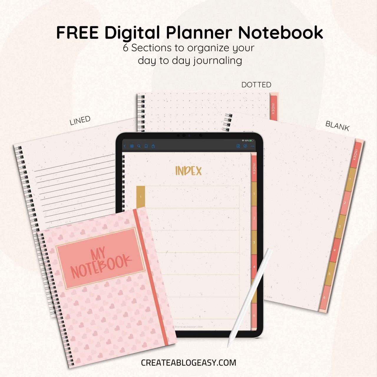 free-digital-notebook-create-a-blog-easy